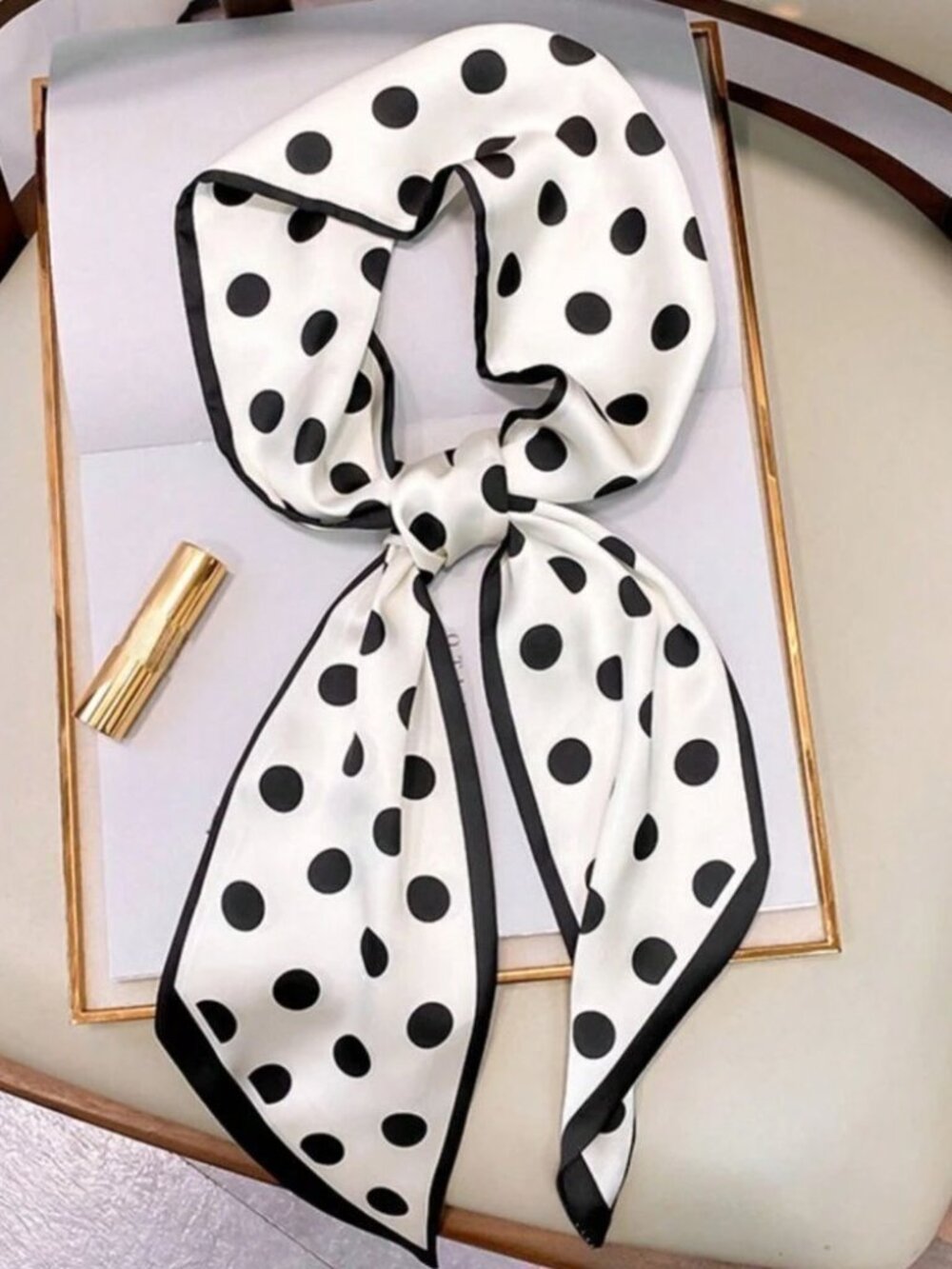 Polka DotScarfN876